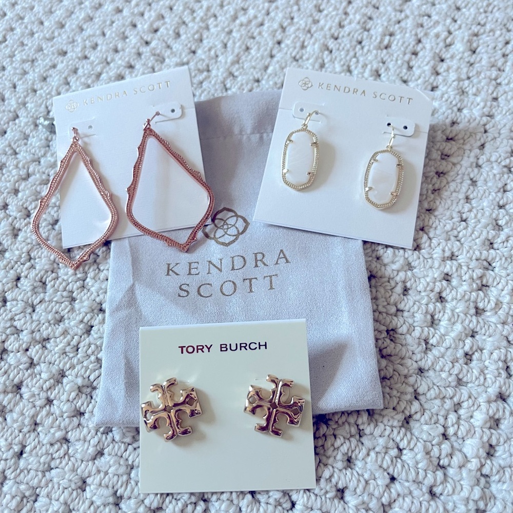 3 for $69🔥sale🔥Tory Burch and Kendra Scott earrings